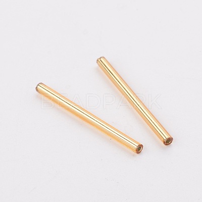 Glass Bugle Beads X-GT001-2-1