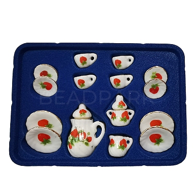 Mini Ceramic Tea Sets BOTT-PW0002-124D-1