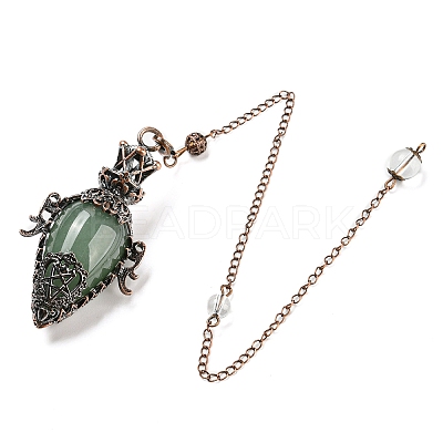 Natural Green Aventurine Dowsing Pendulum Big Pendants G-H293-01R-06-1