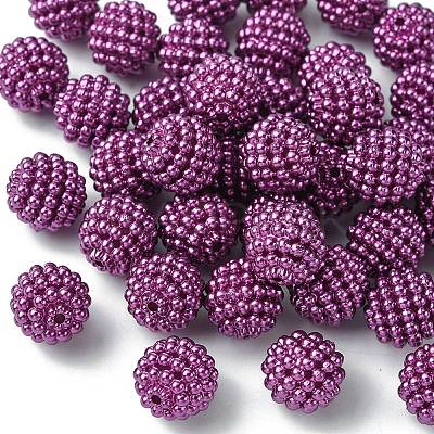 Imitation Pearl Acrylic Beads OACR-FS0001-45G-1