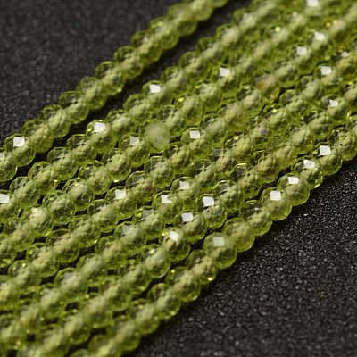 Natural Peridot Beads Strands G-F460-05-1