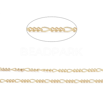Yellow Gold Filled Figaro Chains CHC-M023-24G-1