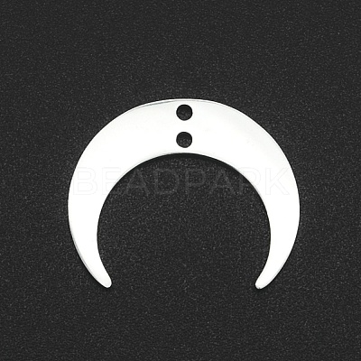 201 Stainless Steel 2-Loop Link Charms X-STAS-N090-LA039-P-1
