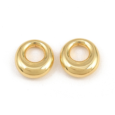 Brass European Beads KK-CBA78C7-33C-G-1
