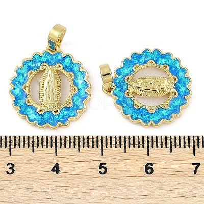 Rack Plating Brass Pendants KK-U032-20G-03-1