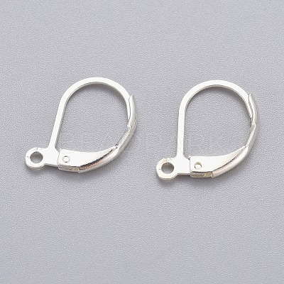 316L Surgical Stainless Steel Leverback Earring Findings X-STAS-E194-03S-1
