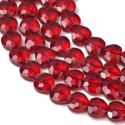 Transparent Glass Beads Strands GL-CBA7A17-03A-02-1