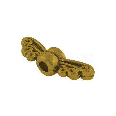 Tibetan Style Alloy Fairy Wing Beads LS-TIBEB-6007-AG-LF-1