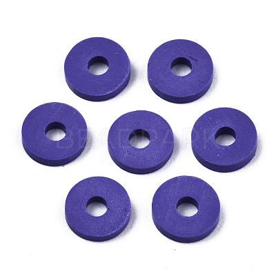 Handmade Polymer Clay Beads CLAY-Q251-8.0mm-100-1