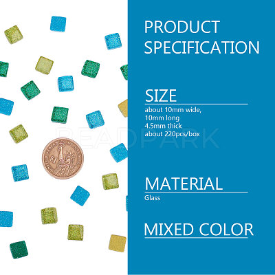 Glass Cabochons GLAA-WH0015-44E-1