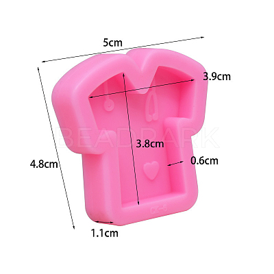 Clothes Shape DIY Pendant Silicone Molds SIMO-PW0001-325D-1
