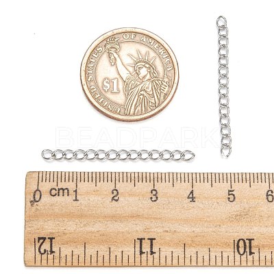 Tarnish Resistant 304 Stainless Steel Chain Extender X-CHS-R005-1