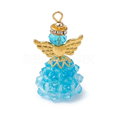Glass Pendants PALLOY-MZ01015-1