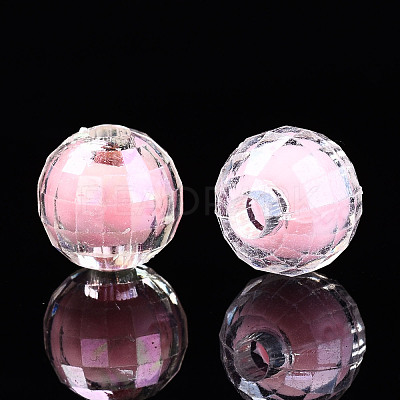 Transparent Acrylic Beads X-TACR-N011-006A-03-1