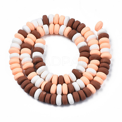 Handmade Polymer Clay Beads Strands CLAY-N008-008S-1