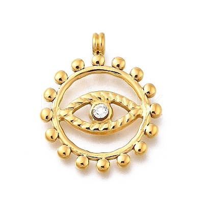 304 Stainless Steel Pendants STAS-R159-56G-01-1