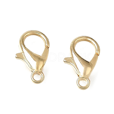Brass Lobster Claw Clasps KK-CBA1A60-16G-1