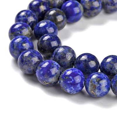 Natural Lapis Lazuli Beads Strands G-S333-8mm-013-1