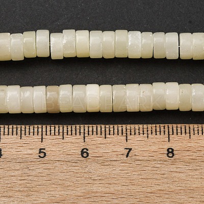 Natural White African Opal Beads Strands G-L624-I19-3x6mm-1