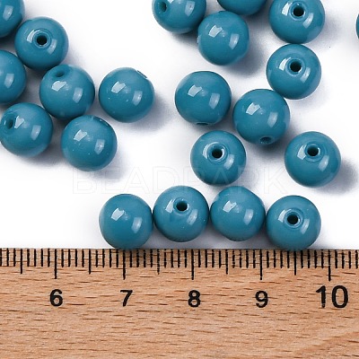 Opaque Colours Glass Seed Beads SEED-Z004-P8MM-07-1