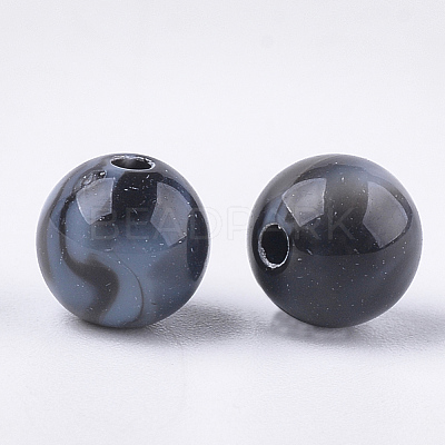 Acrylic Beads X-OACR-S029-060B-07-1
