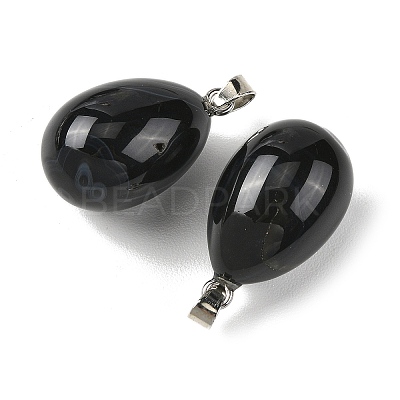 Natural Moss Agate Pendants GG-K002-08A-22-1
