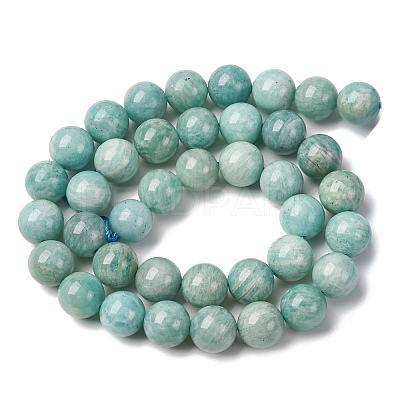 Natural Amazonite Beads Strands G-K068-03-10mmA-1