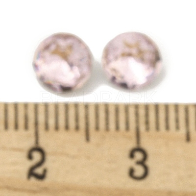 Glass Rhinestone Cabochons RGLA-L029-13B-223-1