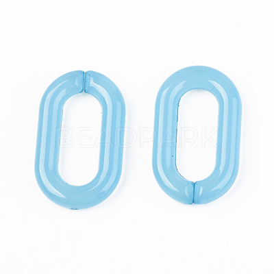 Imitation Jelly Acrylic Linking Rings OACR-T024-02-E05-1