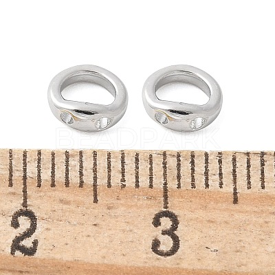 Brass Ring Charm Connectors X-KK-U056-55P-1