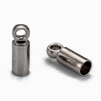 Brass Cord Ends KK-H731-B-NF-1