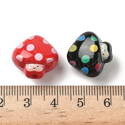 Opaque Acrylic Beads MACR-F085-01-1