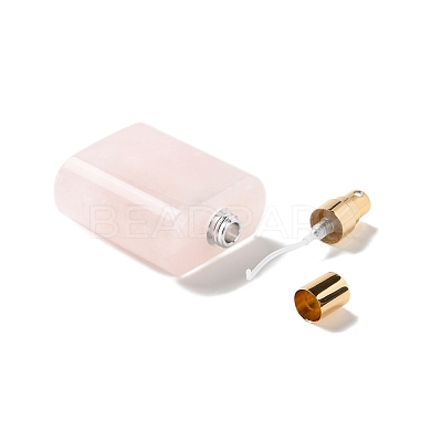 Natural Rose Quartz Perfume Bottle G-B131-04A-01-1