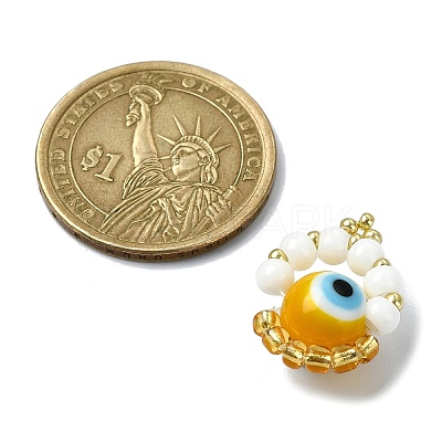 Handmade Seed Pendants PALLOY-MZ00291-1