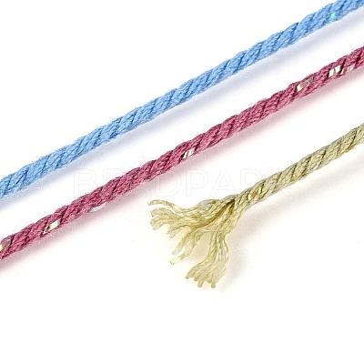 30M Segment Dyed Macrame Cotton Cord OCOR-T018-01F-1