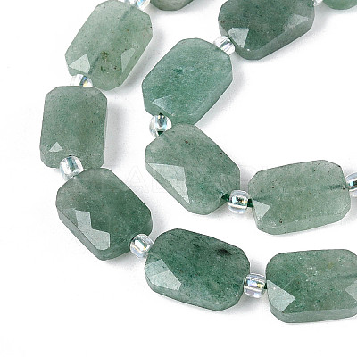 Natural Green Strawberry Quartz Beads Strands G-T139-77-1
