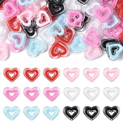 30Pcs Acrylic Beads SACR-YW0001-80A-1