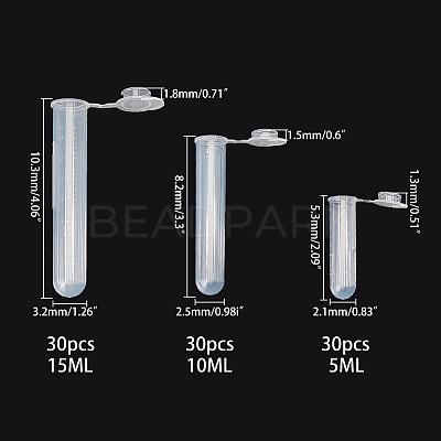 Transparent Disposable Plastic Centrifuge Tube CON-GB0001-01-1