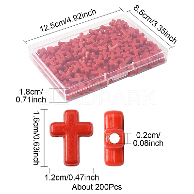 200Pcs Opaque Acrylic Beads SACR-FS0001-40A-1