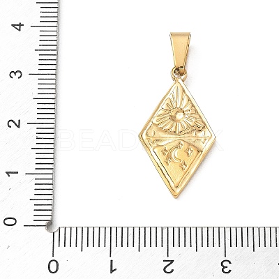 304 Stainless Steel Pendants SA-CBA34D4-07G-1
