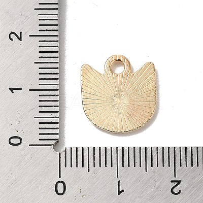 Rack Plating Alloy Enamel Charms ENAM-P254-03KCG-01-1