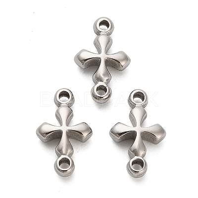 304 Stainless Steel Connector Charms STAS-B111-10P-1