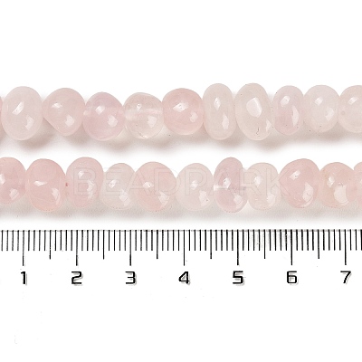 Natural Rose Quartz Beads Strands G-G053-C05-01-1