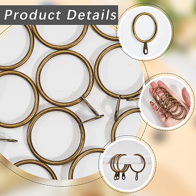 Iron Drape Sliding Eyelet Rings IFIN-SP0001-17A-AB-1