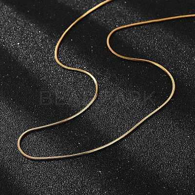 304 Stainless Steel Snake Chains Necklaces X-STAS-F094-24G-1