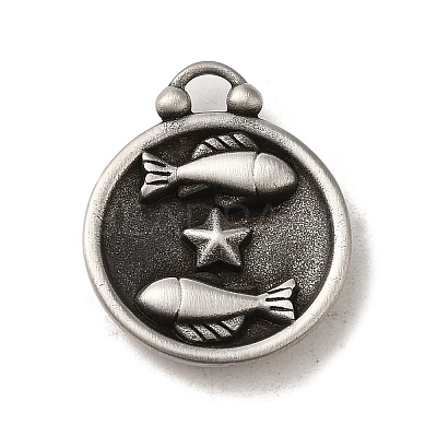 304 Stainless Steel Pendants STAS-L022-306AS-12-1