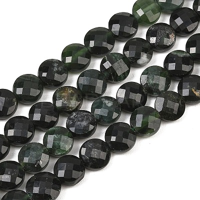 Natural Green Diopside Beads Strands G-NH0074-A01-01-1
