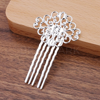 Brass Hair Combs Findings OHAR-PW0001-390S-1