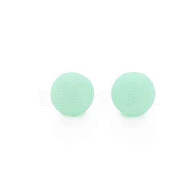 Opaque Acrylic Beads PAB702Y-B01-06-1