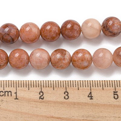 Natural Pink Aventurine Beads Strands LS-G-P257-05-8mm-1